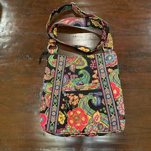 Vera Bradley Symphony In Hue, retired pattern Winter 2009, crossbody bag